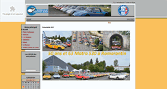 Desktop Screenshot of amicale-matra530.com